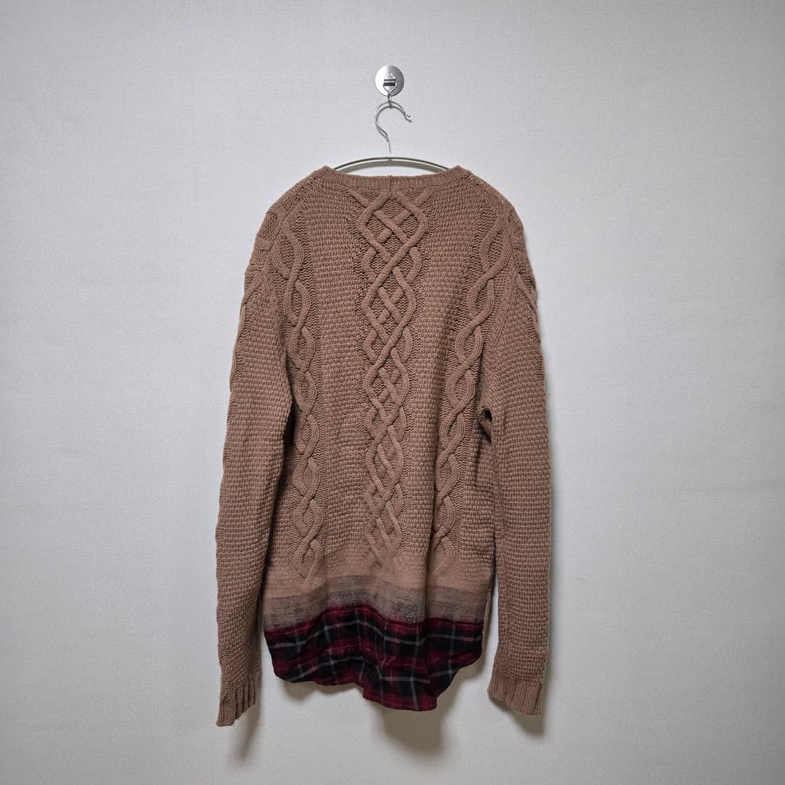 넘버21 울 셔츠 레이어 니트 상품이미지5