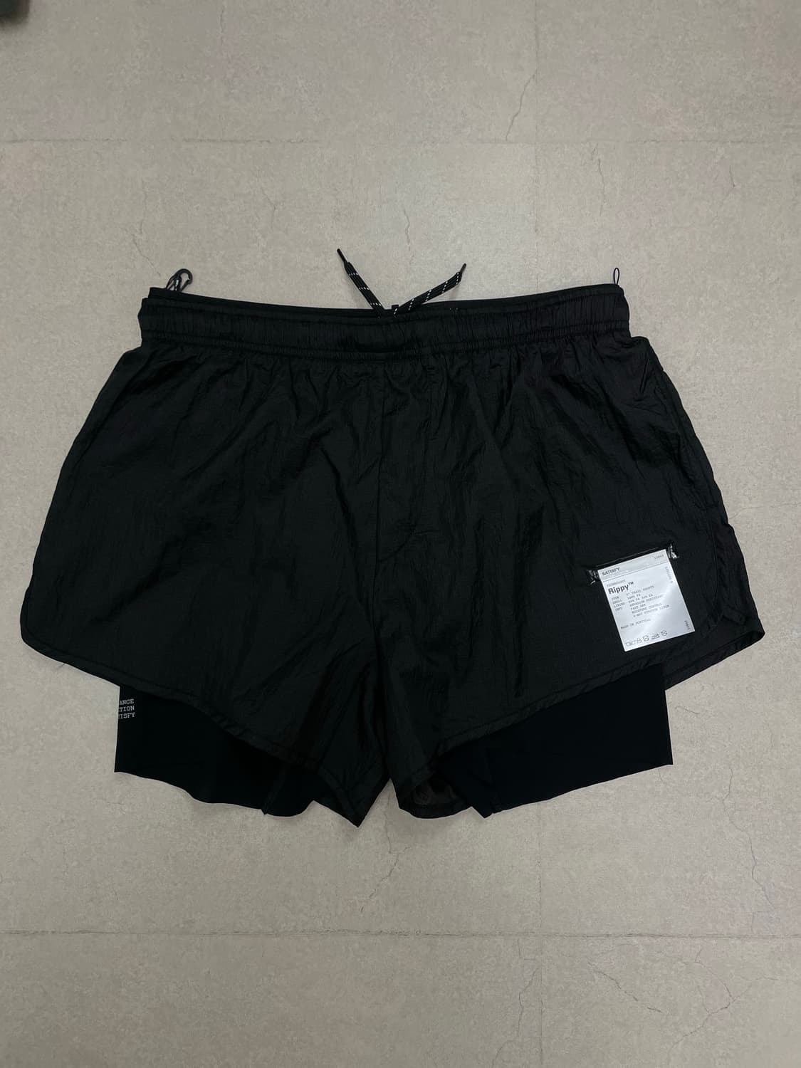 SATISFY 새티스파이 리피 3인치 트레일 쇼츠 블랙 s 상품이미지1