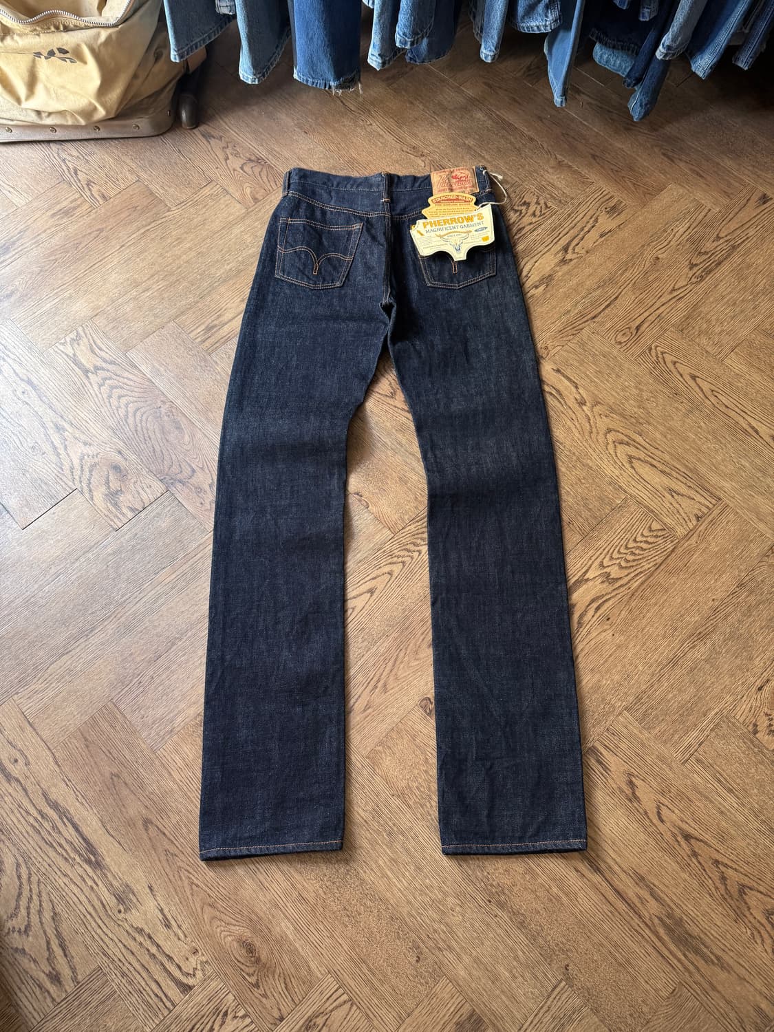 [30]Pherrow's 466 페로우즈 일본제 셀비지 데님팬츠 데드스탁 상품이미지3