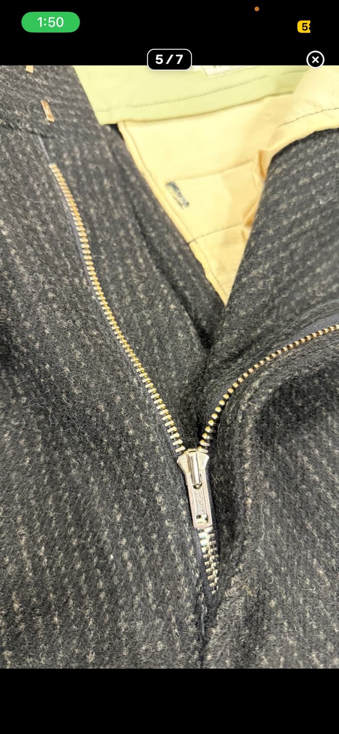 Woolrich 60~70s 빈티지 스트라이프 울 매키 노 팬츠 상품이미지5