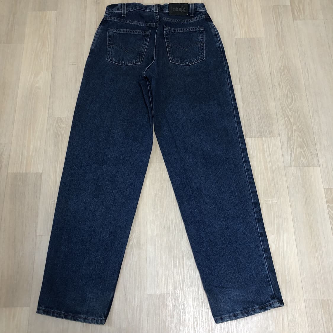 (29) 90's 리바이스 미국제 실버탭 루즈핏 중청 워시드 데님 상품이미지9