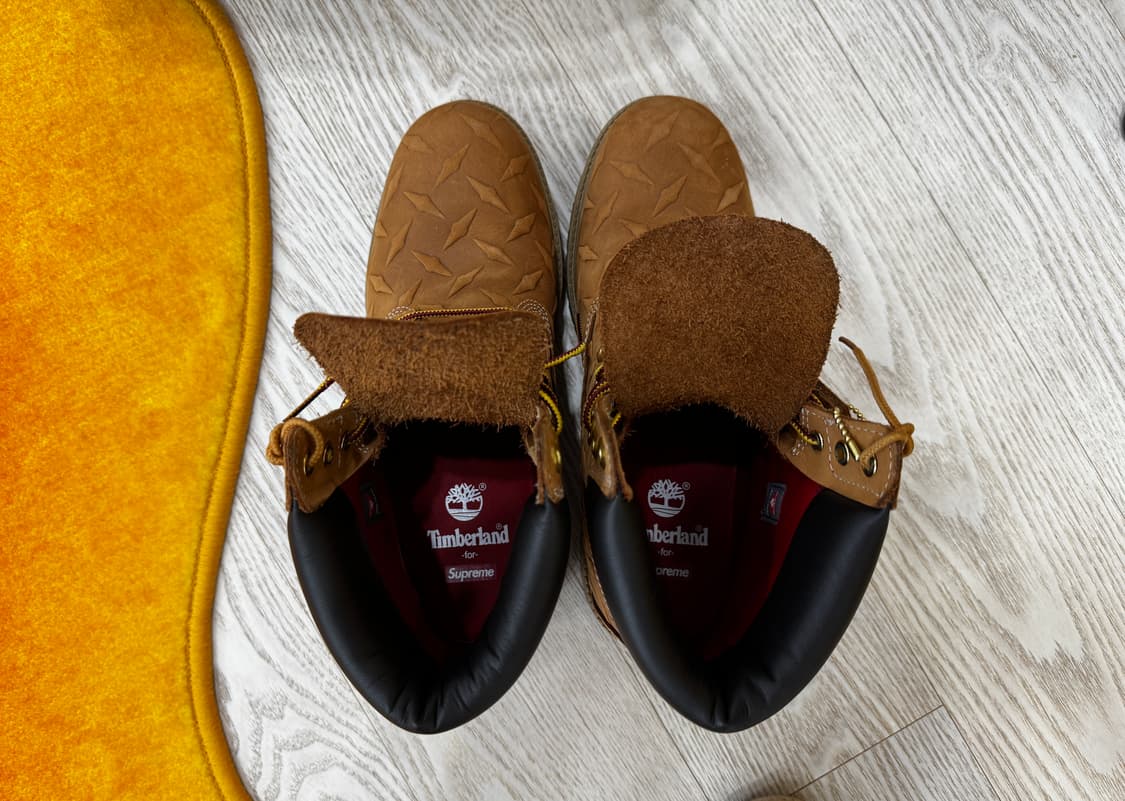 슈프림 팀버랜드 다이아몬드 플레이트 6인치 265 상품이미지4