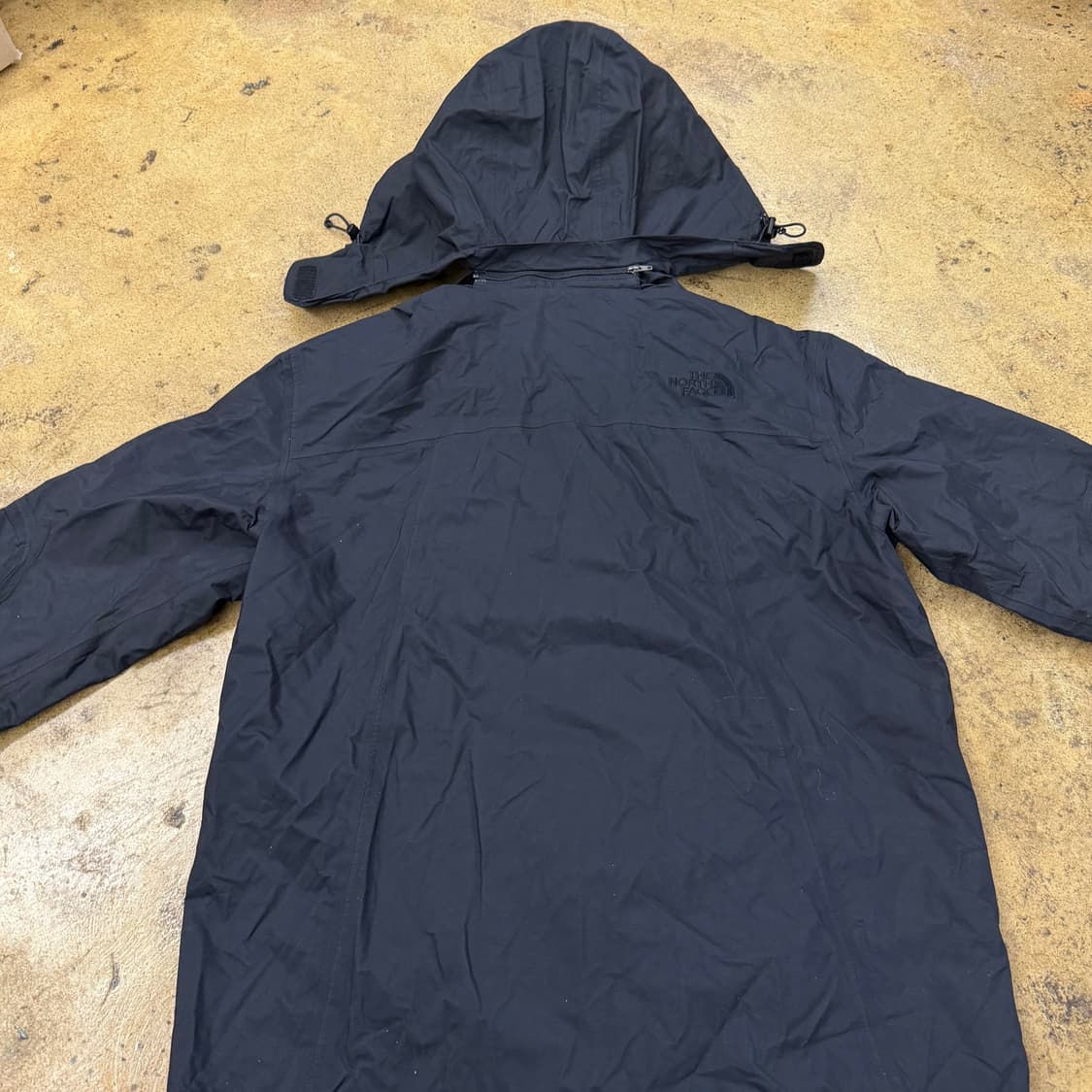 [정품/90] 노스페이스 블랙 바람막이 후드 자켓 b15 상품이미지4