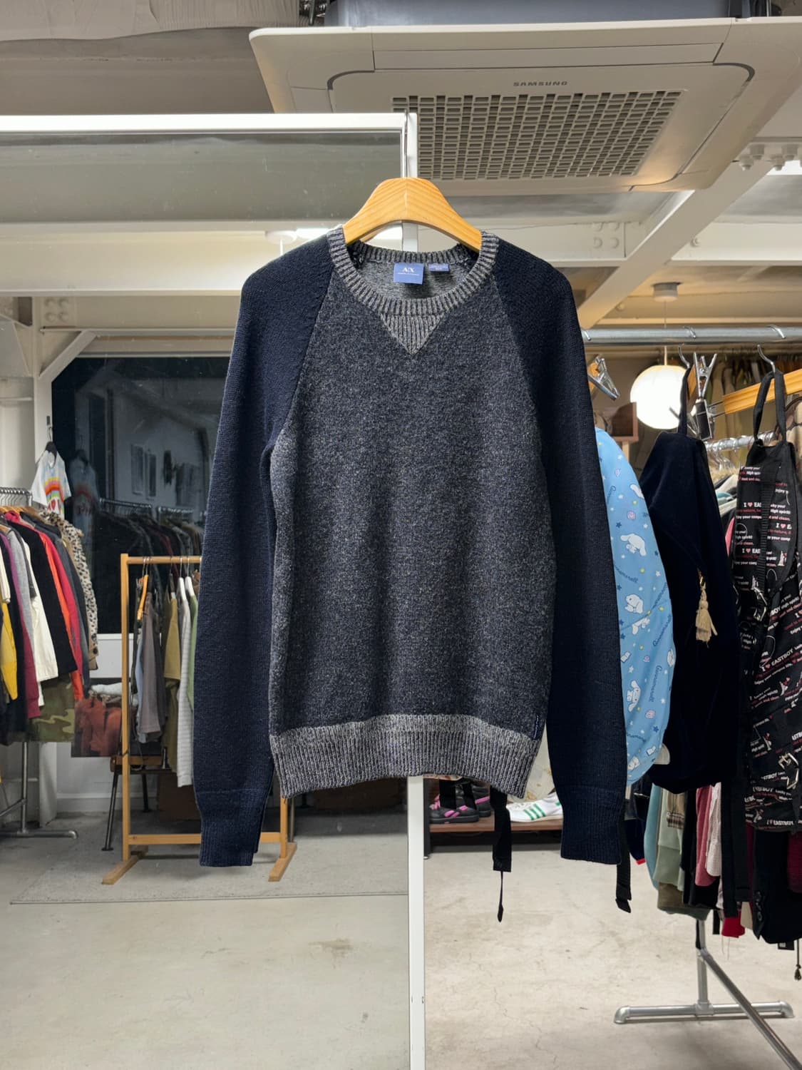 아르마니 익스체인지 레글런 울니트 상품이미지1