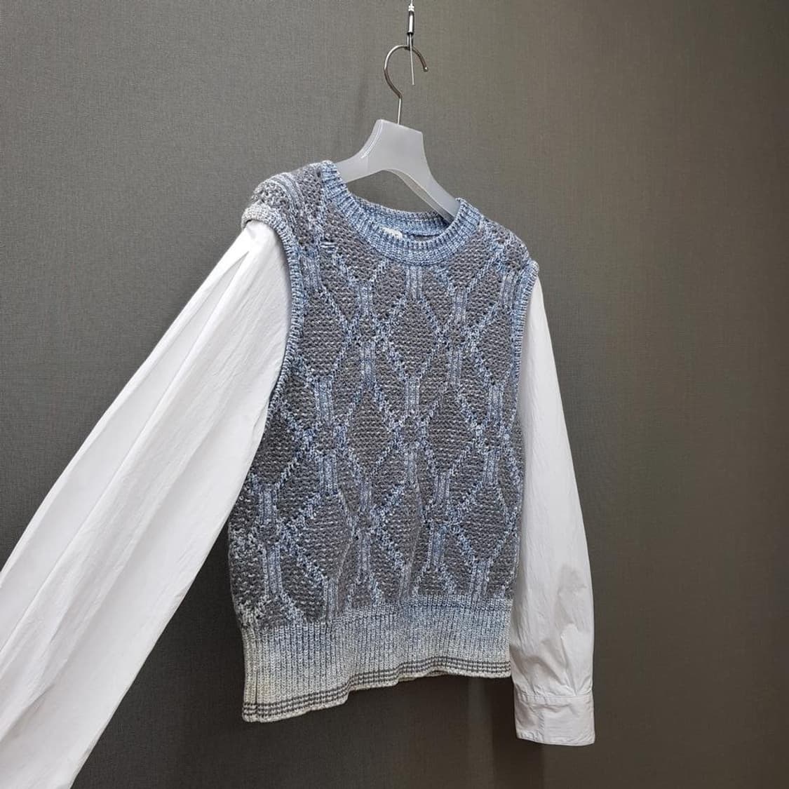 한섬 타임 2022 레이어드 셔츠 F사이즈 상품이미지4