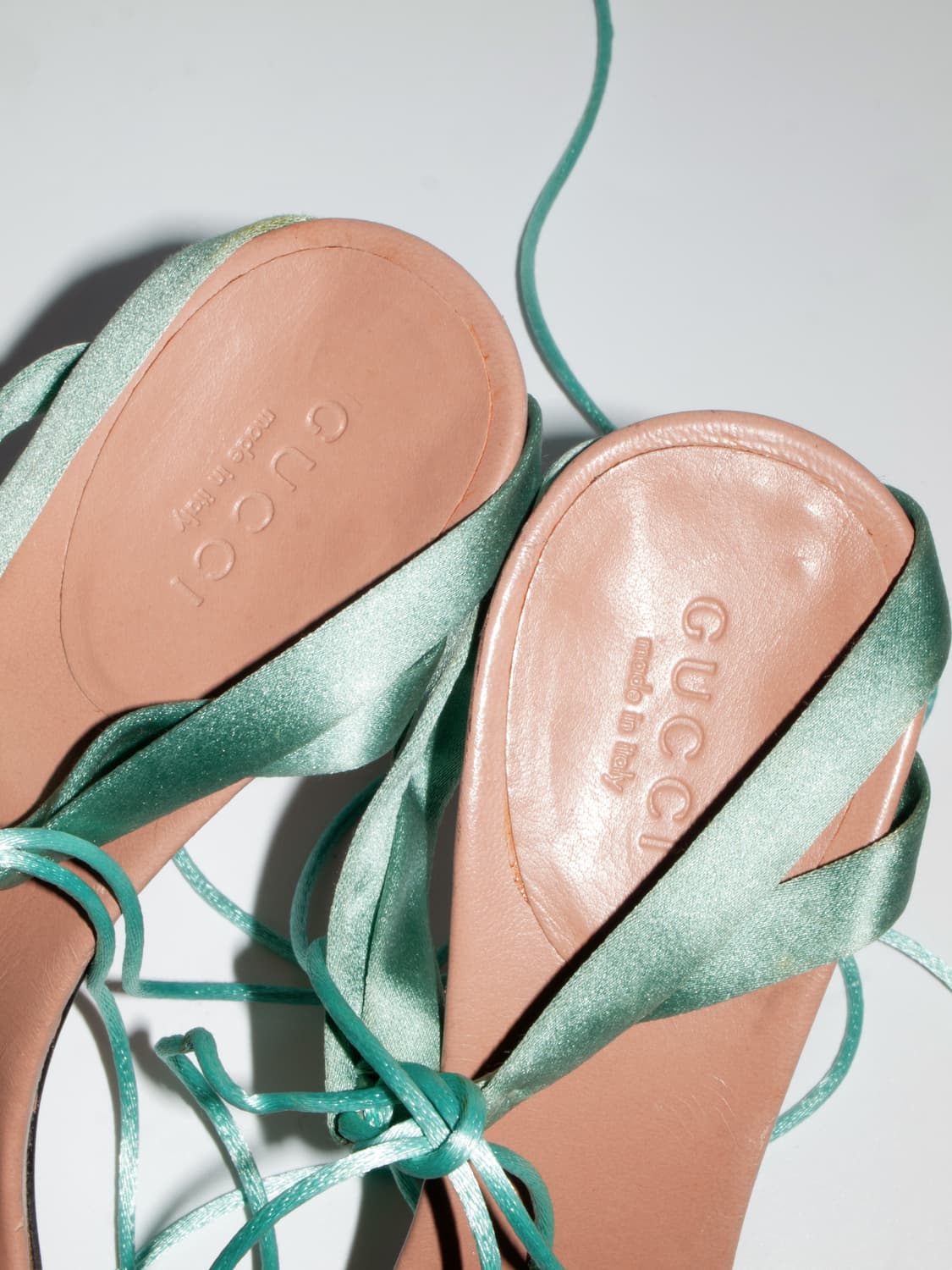 2004 SS Satin Lace-up Pumps 상품이미지5