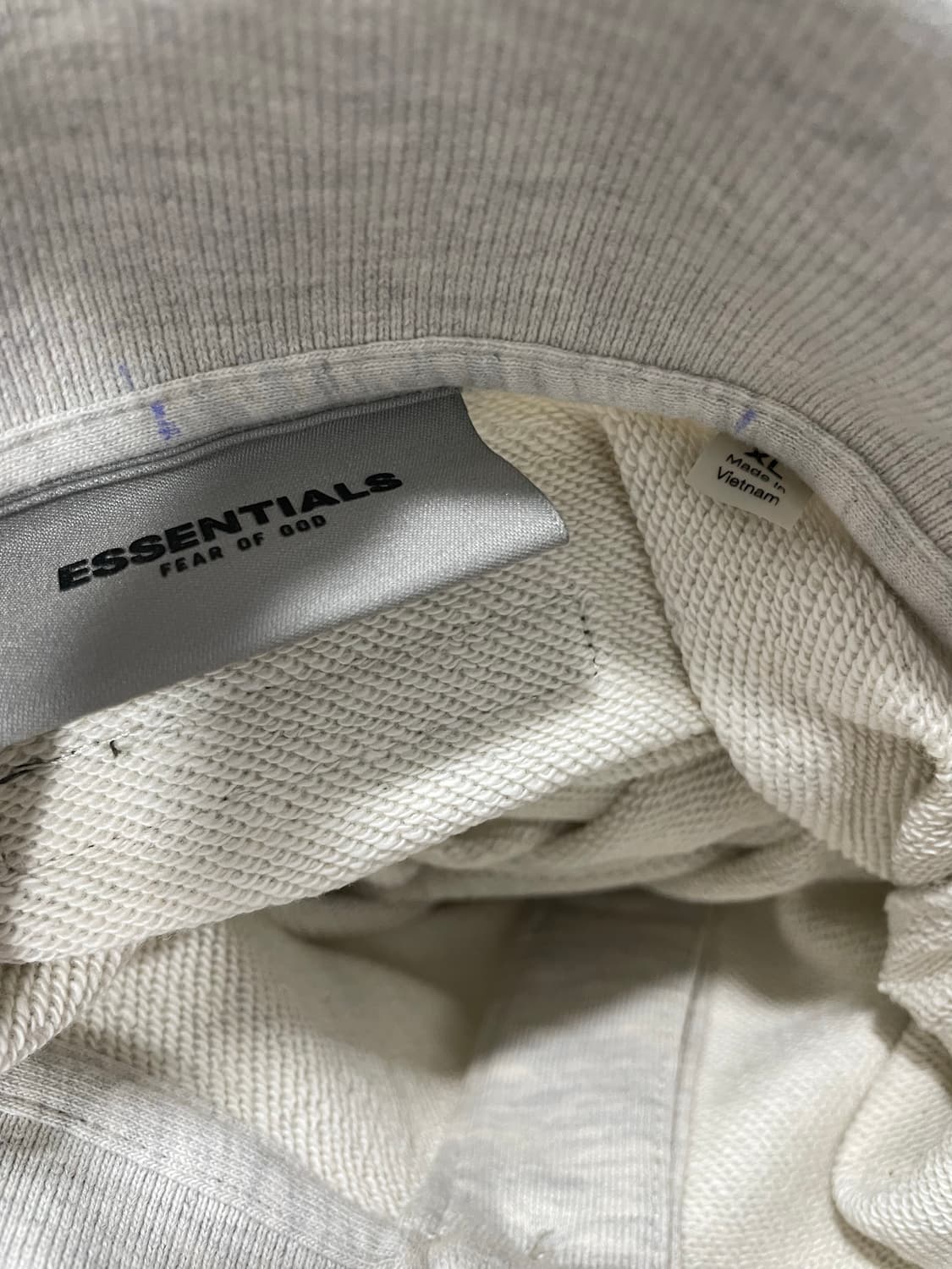 피어오브갓 에센셜/ 체스트 로고 폴로 티셔츠 오트밀/ XL  상품이미지8