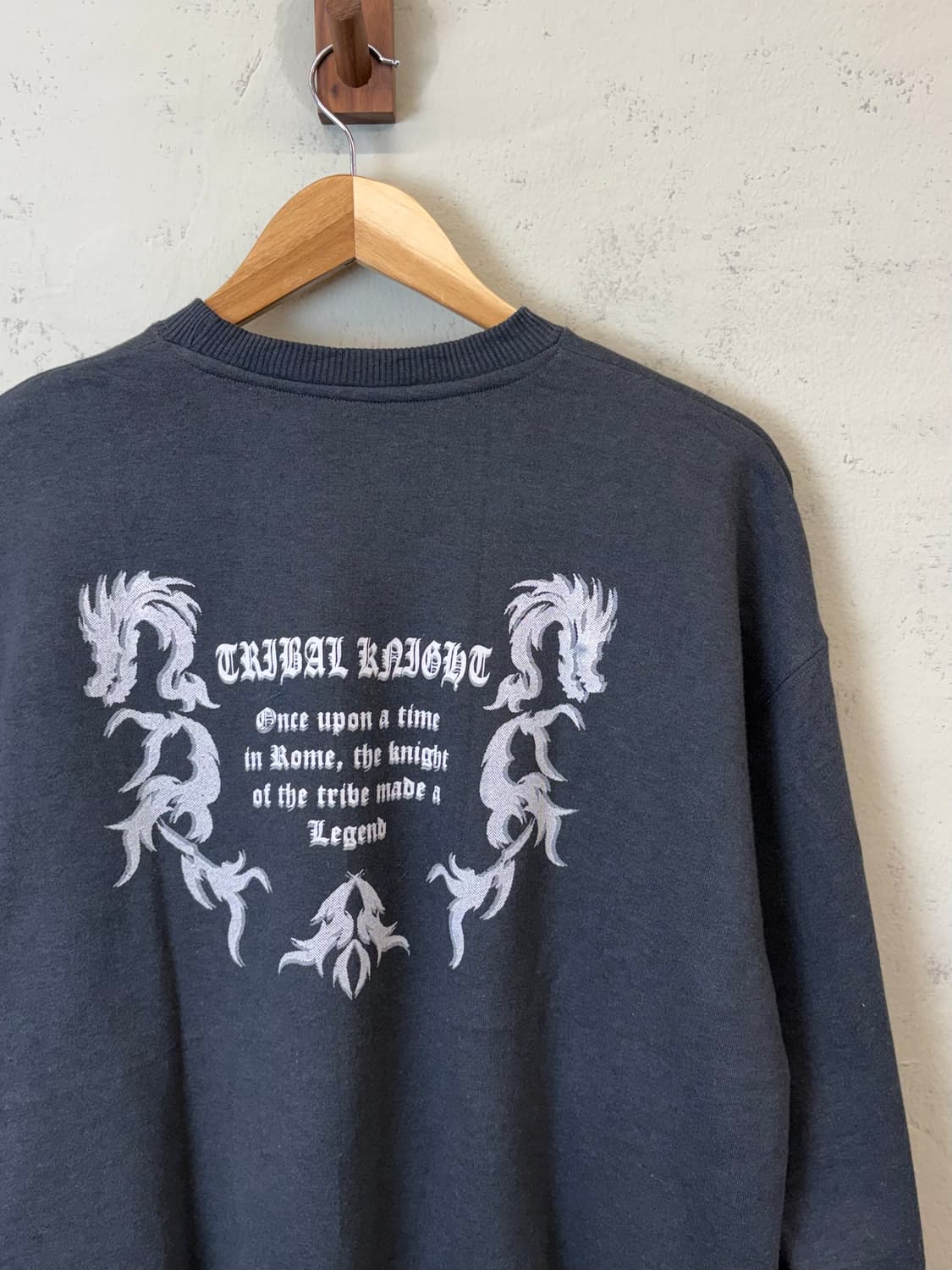 JPN 빈티지 드래곤 프린팅 맨투맨 상품이미지4