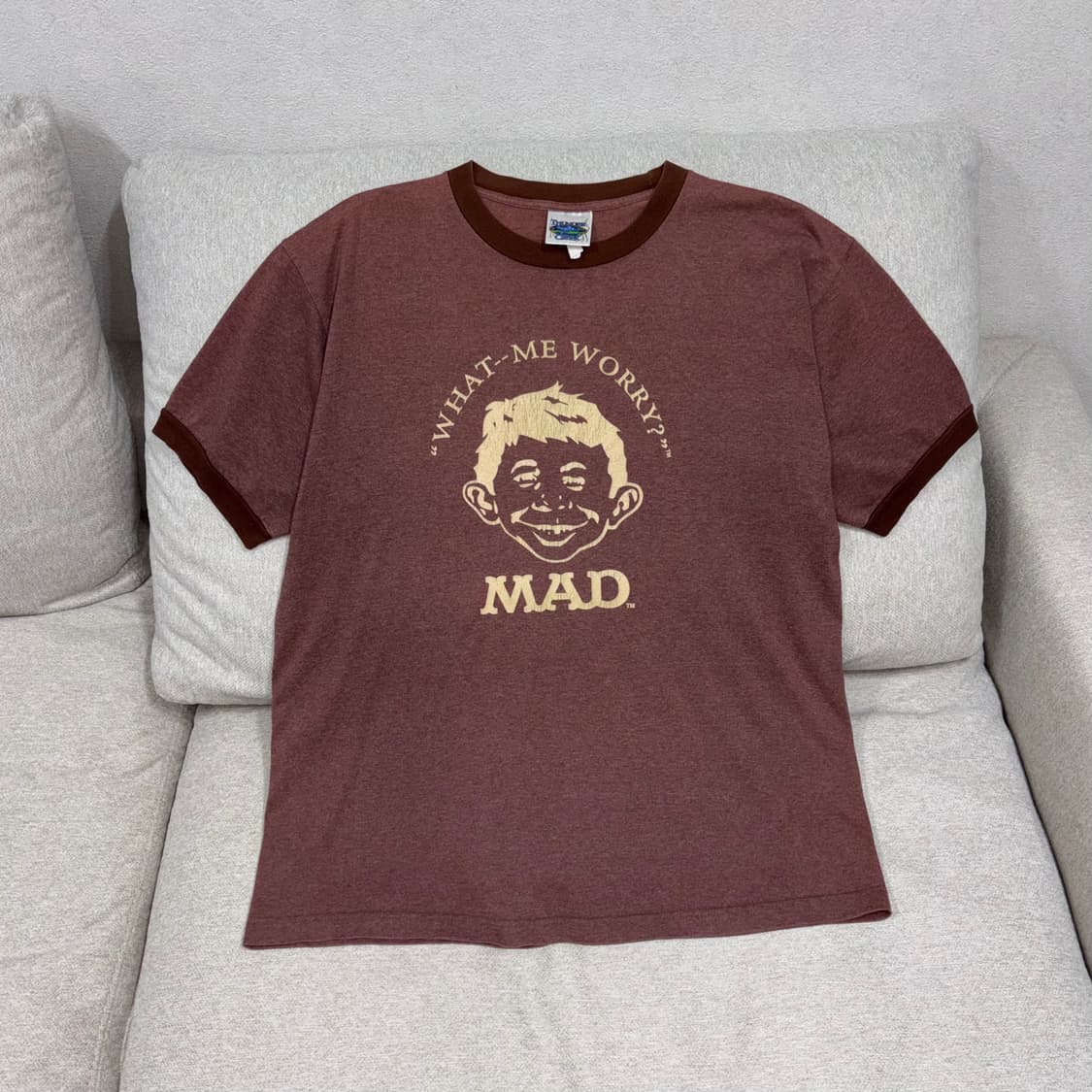 90‘s Mad Magazine Ringer T USA 링거티셔츠  상품이미지1