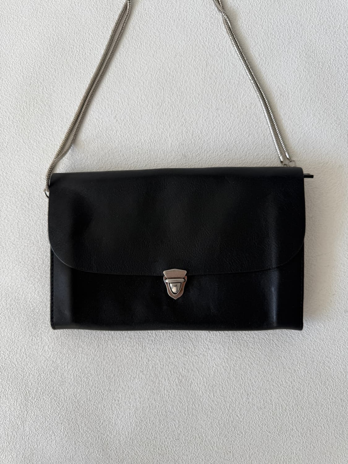 Pre owned 레더 워렛 숄더백 상품이미지2