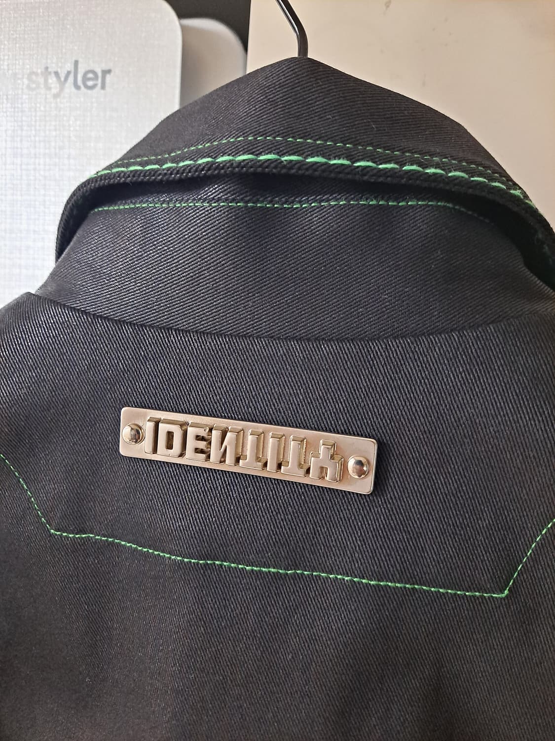 IDENTITY 더아이덴티티 프로젝트  - 래그라인 코팅 데님 자켓 (새 상품이미지9