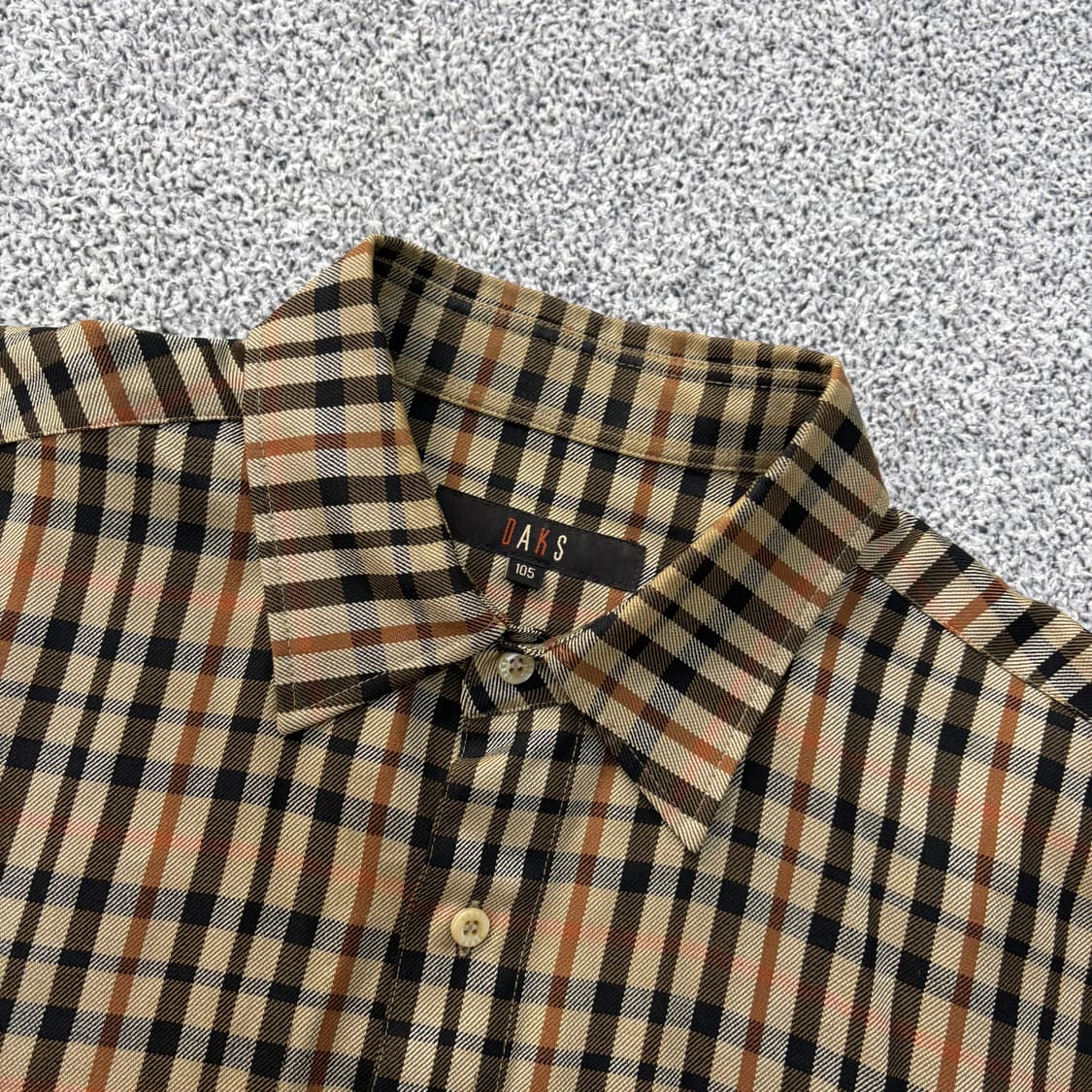 105 닥스 체크 셔츠 남방 0305J 상품이미지2