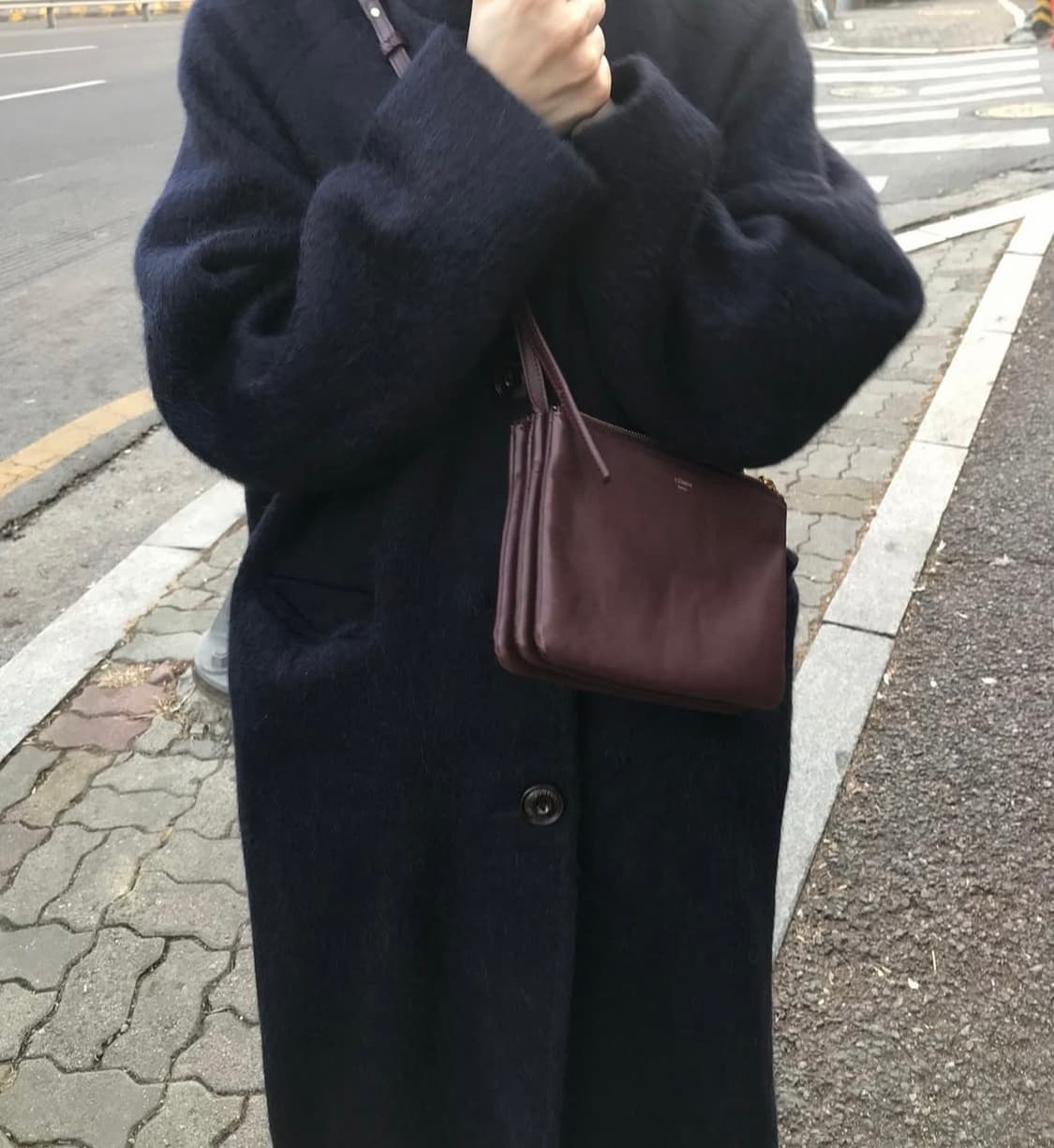 시엔느 알파카 코트 네이비 상품이미지4