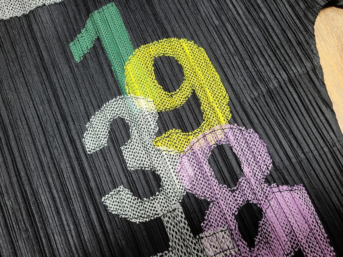 넘버자수 플리츠 탑 프리사이즈 새상품 상품이미지4