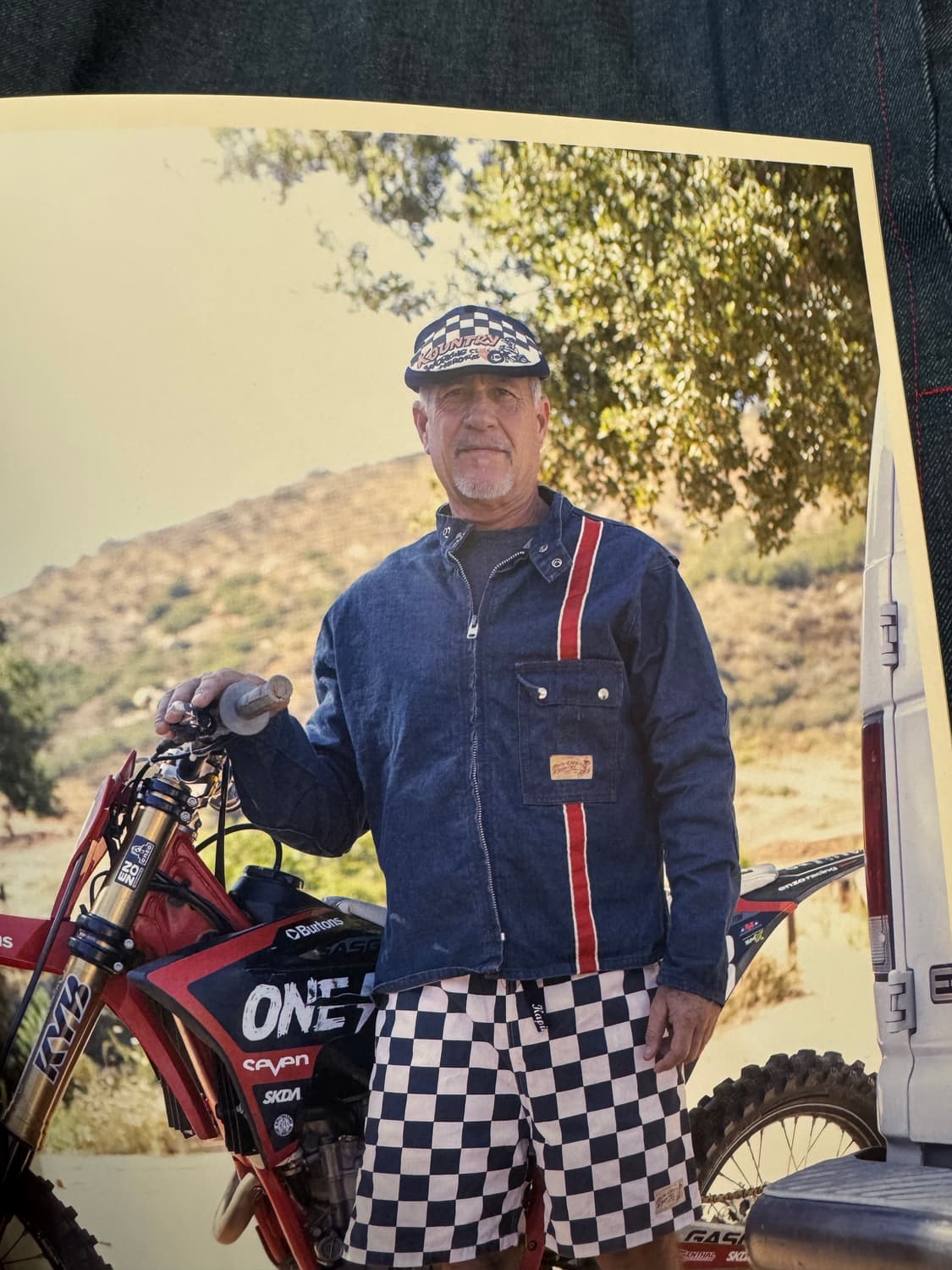 [3][L] 캐피탈 14온즈 데님 토도테레노 모토크로스 자켓 인디고 상품이미지8