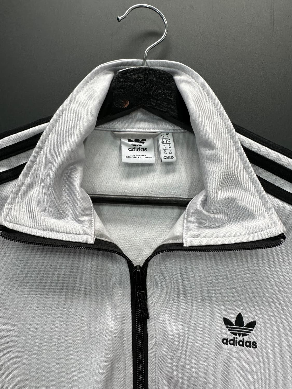 아디다스 하이샤인 실버 크롭 트랙탑 져지 상품이미지6