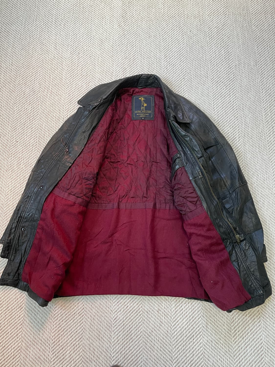 8~90s  WNICHESER 양가죽 헌팅 자켓 J03394 상품이미지2