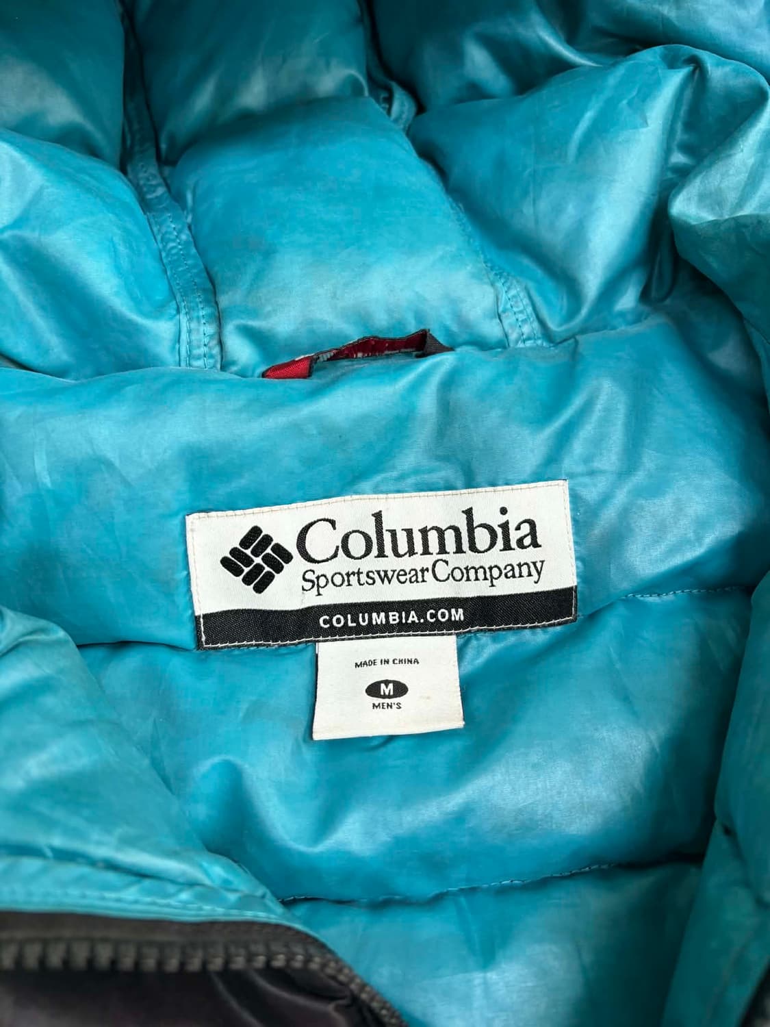[M] 컬럼비아 00s 경량 다운 후드 패딩 자켓 상품이미지2