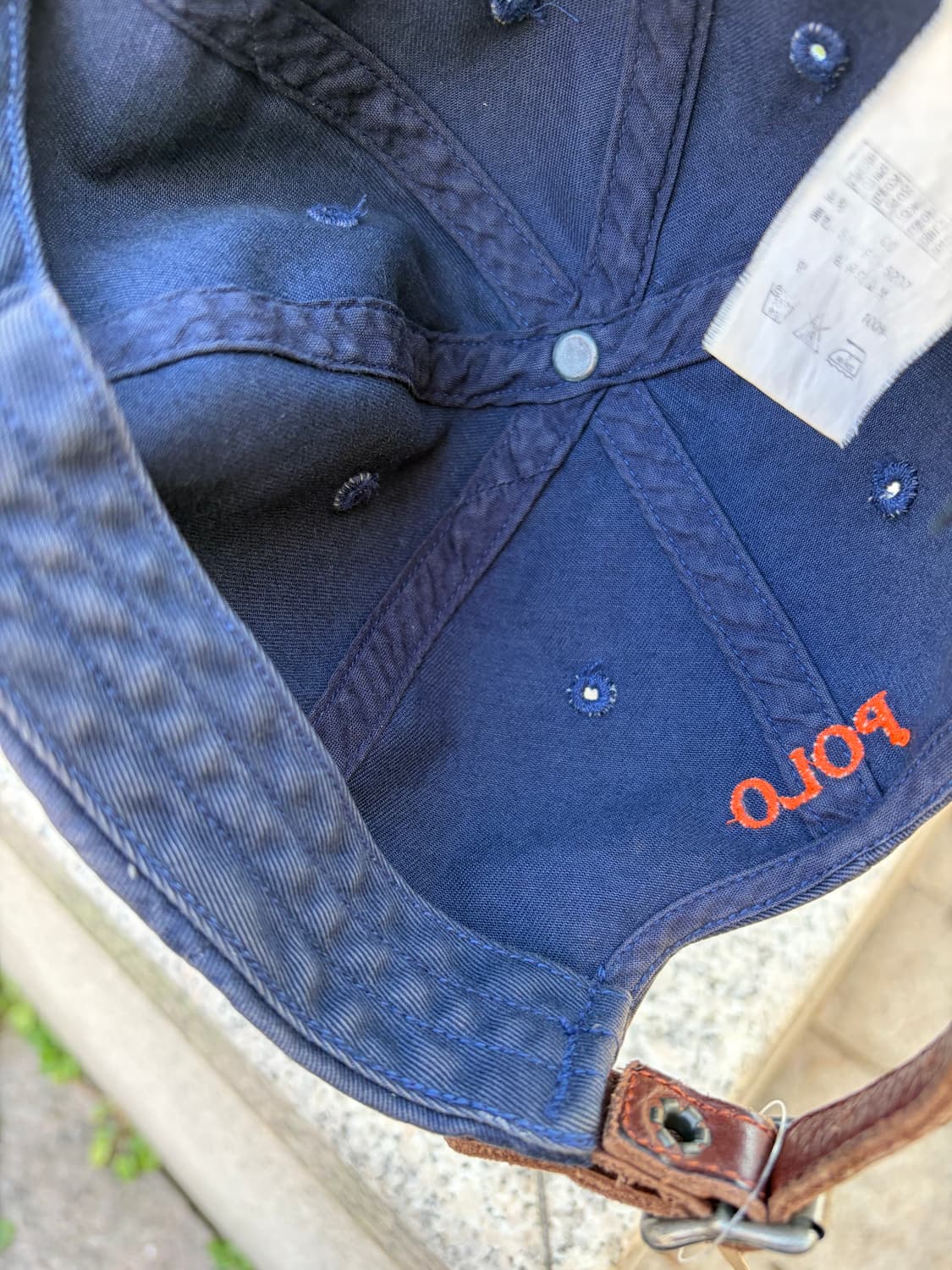 90s Polo RL 폴로 랄프로렌 페이딩 볼캡 (navy) 상품이미지7