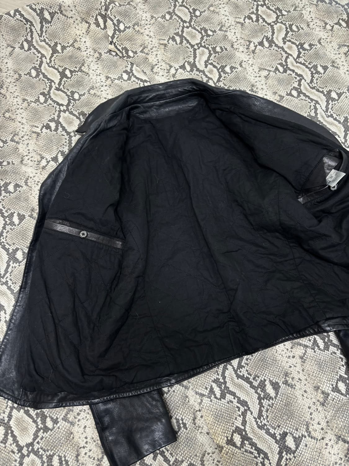 [DUDE LINE]LambSkin 2Zipper 2-Way Leathe 상품이미지6