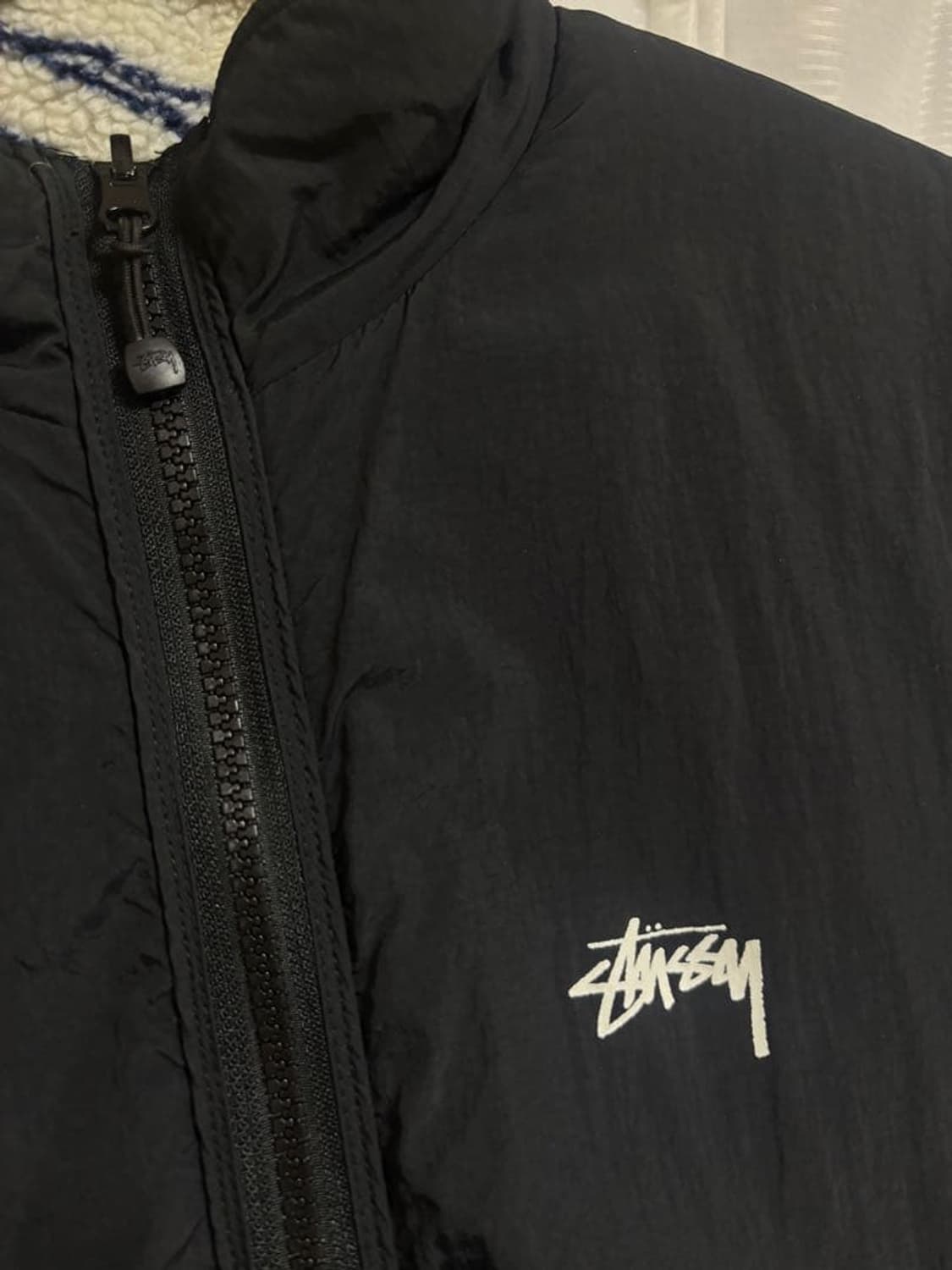 스투시 드래곤 리버시블 쉐르파 자켓 내츄럴 상품이미지5