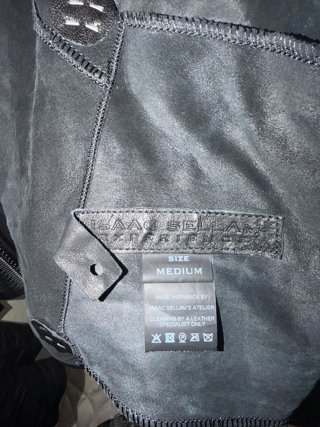 [M]isaac Sellam HUMANOID leather jacket 상품이미지3