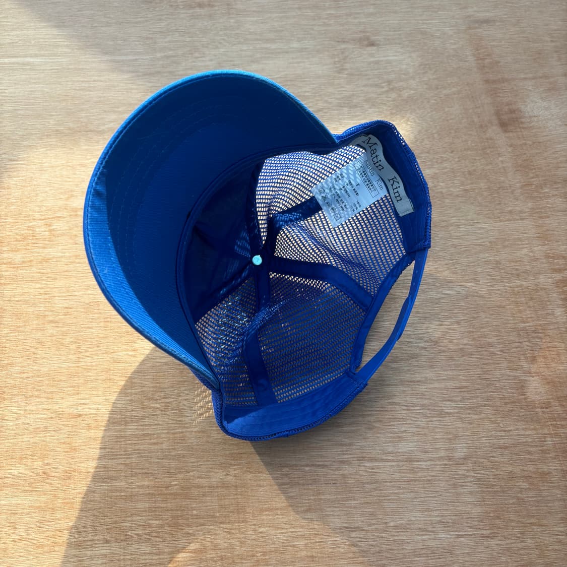 Matin Kim Blue Logo Trucker Cap 마뗑킴 상품이미지2