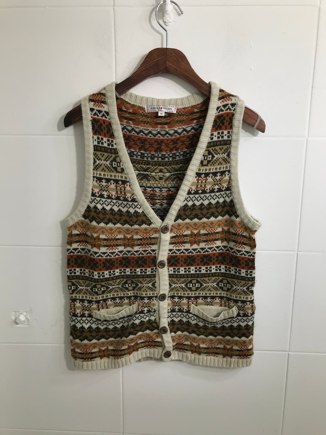 빈티지 카라멜 브라운 모리 노르딕 코디 세트 상품이미지5