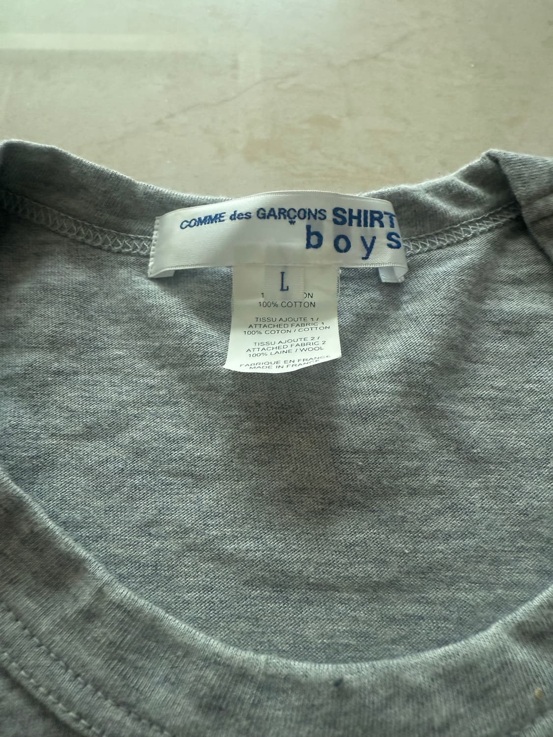 Cdg boys 티셔츠 L 상품이미지3