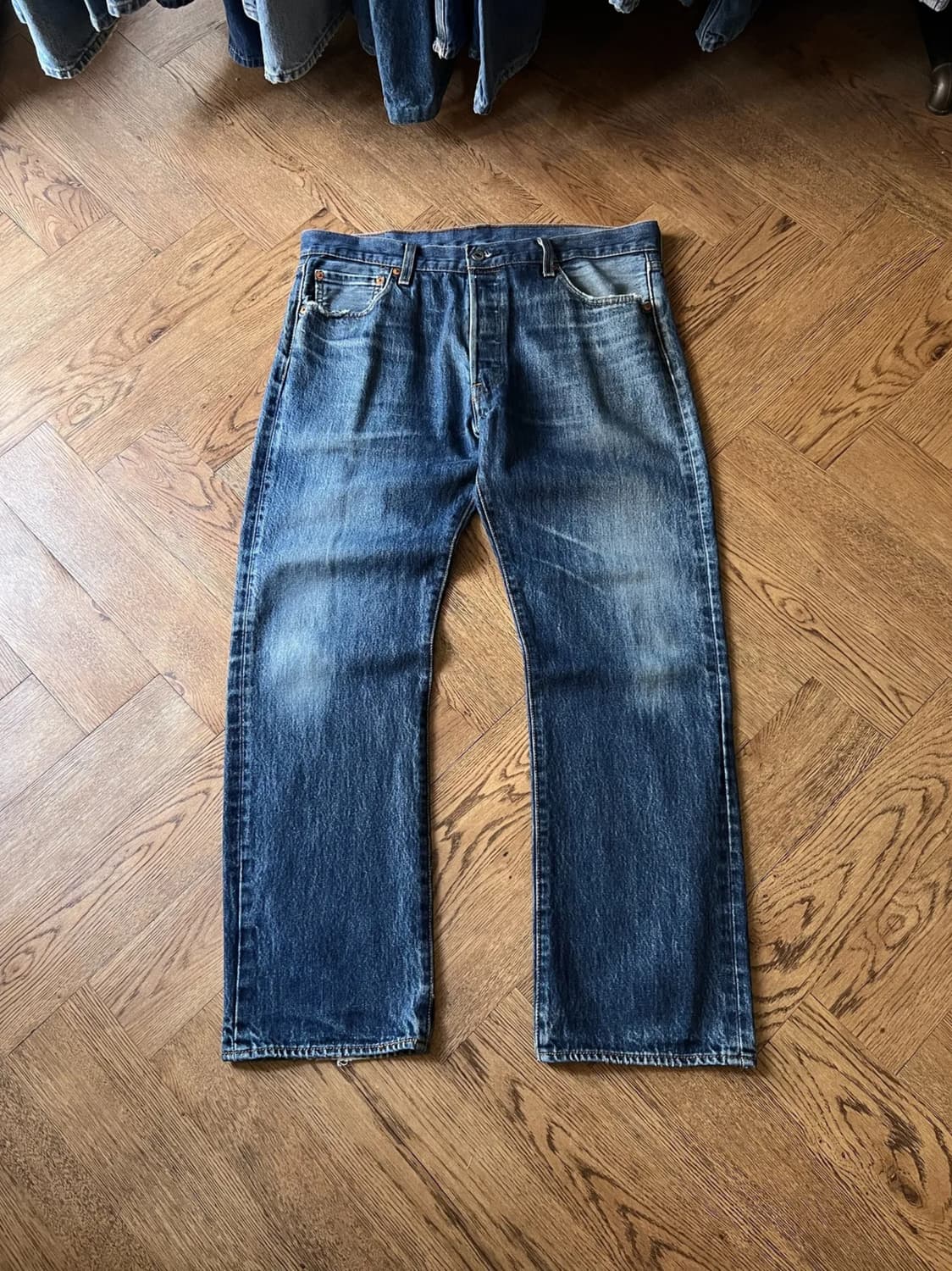 [36]리바이스 501 빈티지 페이딩 스트레이트 데님 팬츠 상품이미지1