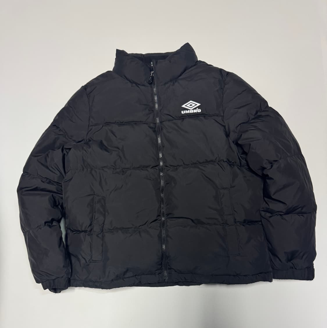 여성 엄브로 덕 다운 숏 다운 패딩 블랙 s 상품이미지1