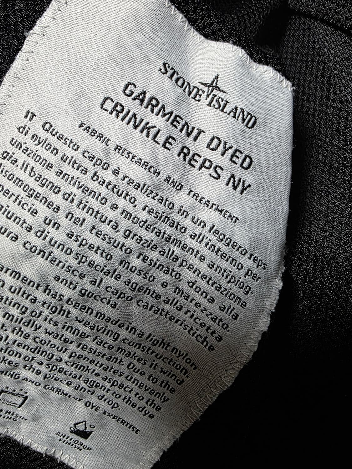 스톤아일랜드 23ss 클링클랩스 바람막이 블랙 xxl 40522 상품이미지5