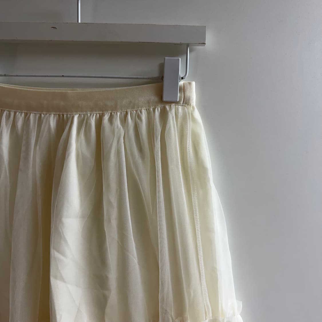새상품 여자 봄 롱스커트 (아이보리) 상품이미지3