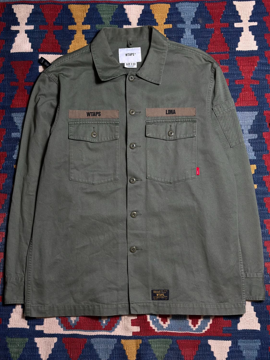 Wtaps 더블탭스 퍼티그 셔츠 3 상품이미지1