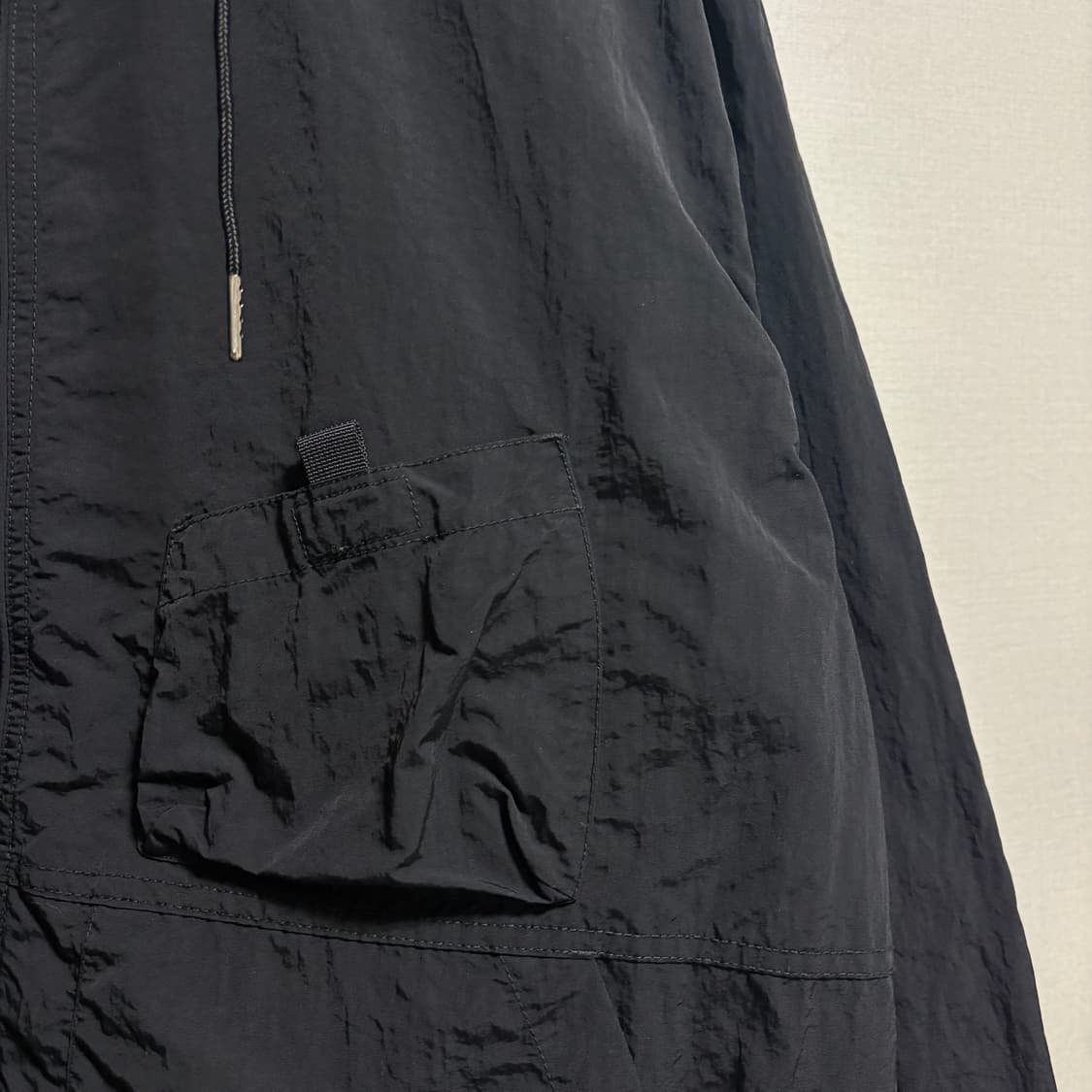 에스피오나지 레이 요트 파카 바람막이 / 블랙, XL 상품이미지6
