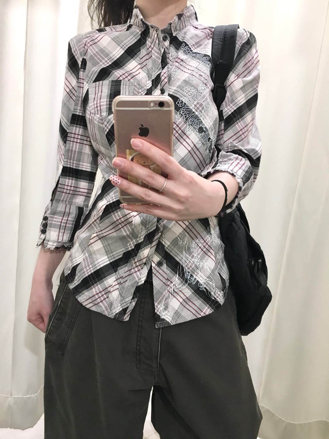 DIESEL check slim shirt 상품이미지4