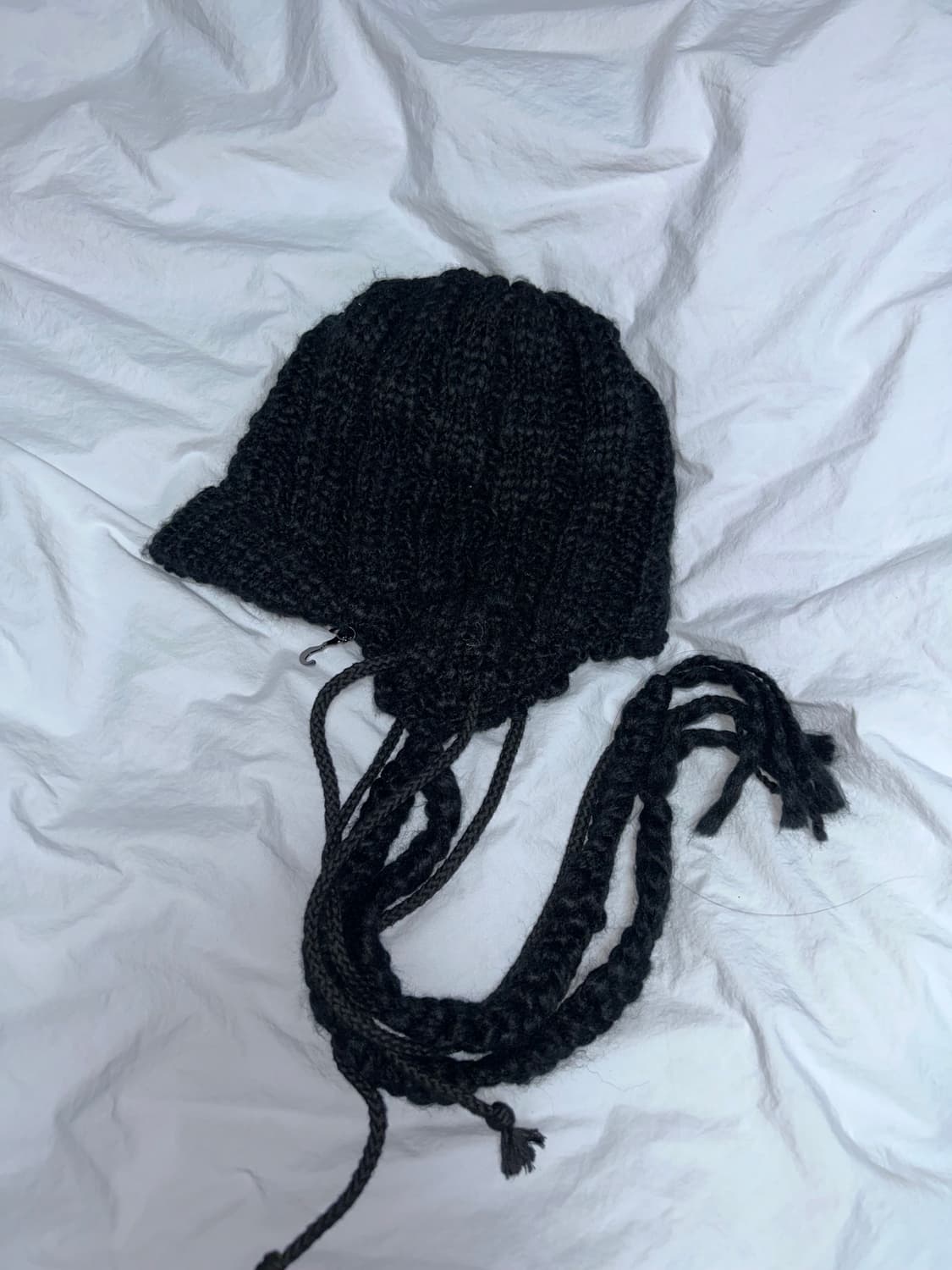 OJOS 브레이디드 이어플랩 비니 상품이미지2