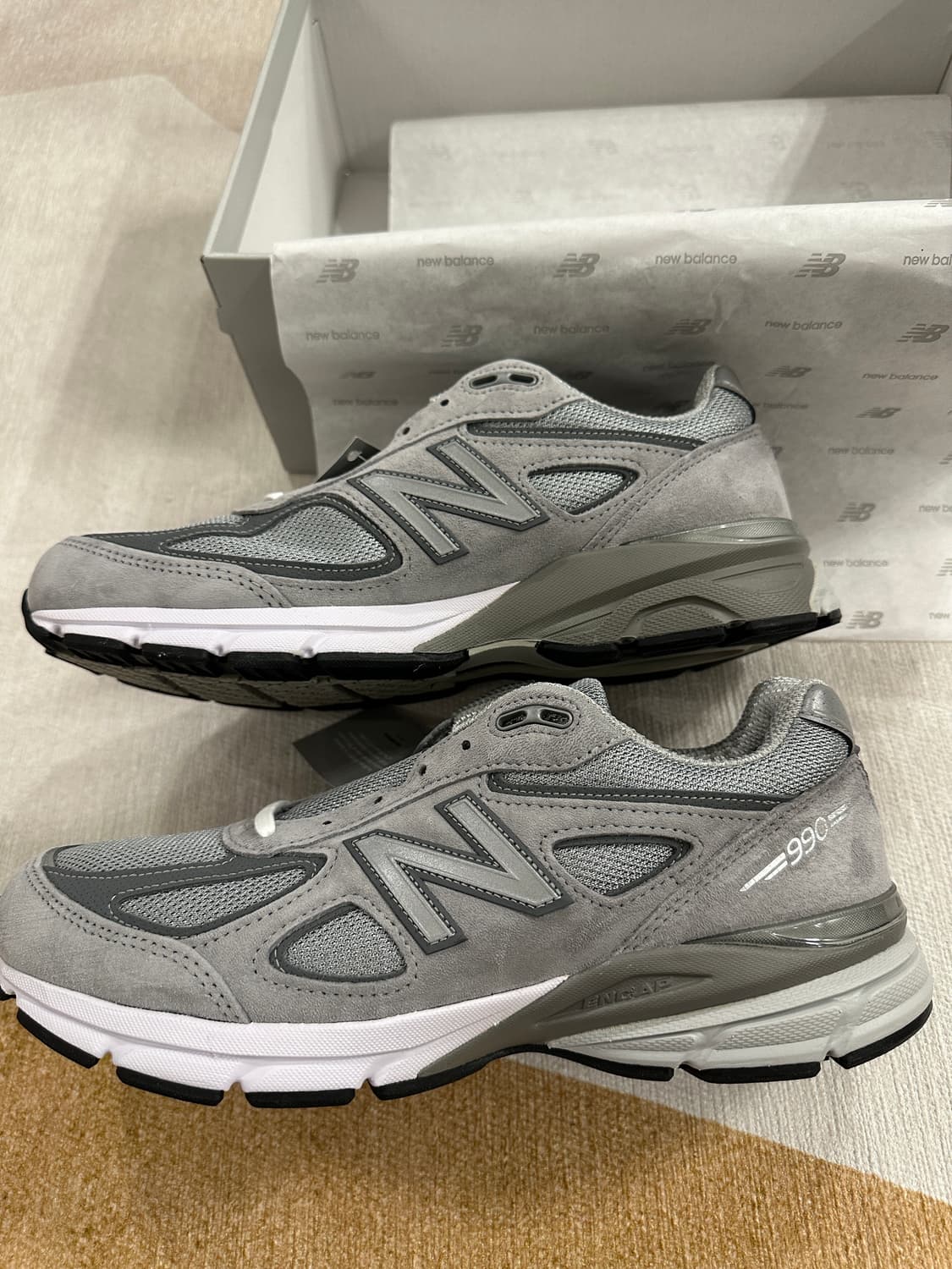 뉴발란스 990 v4 그레이 275 u990gr4 상품이미지1