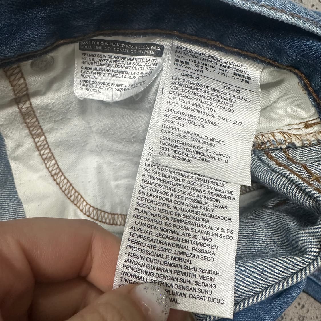 ✨ (바배) 리바이스 504 데님 팬츠 상품이미지4