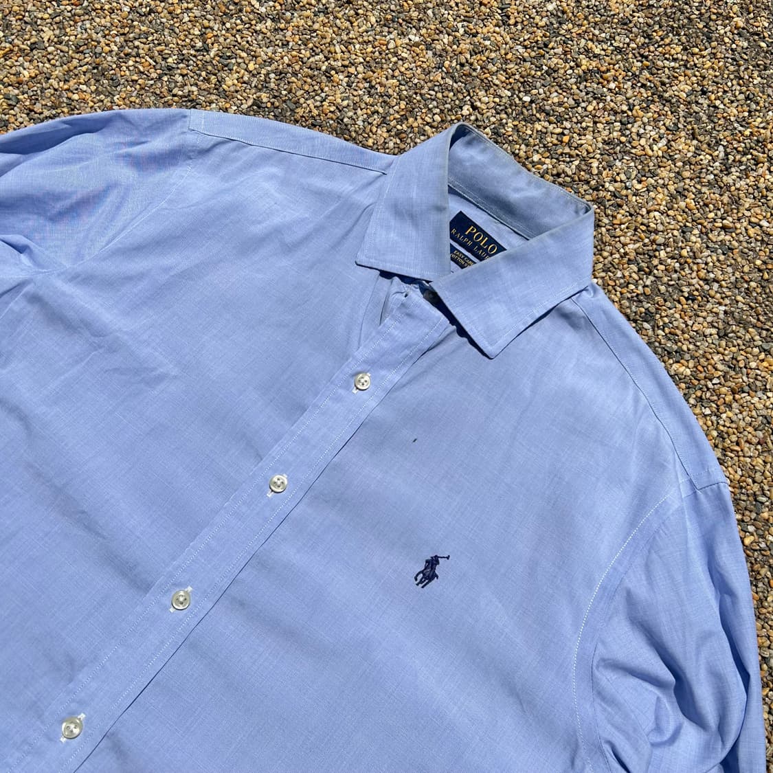 폴로(POLO RalphLauren) 스카이블루 옥스퍼드 셔츠 상품이미지2
