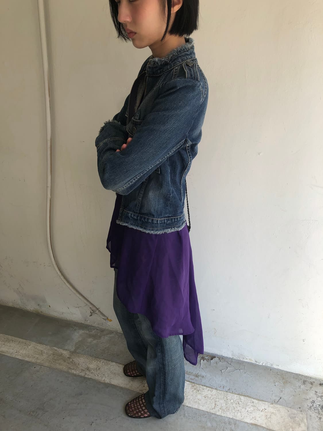goie denim zip jacket  상품이미지4