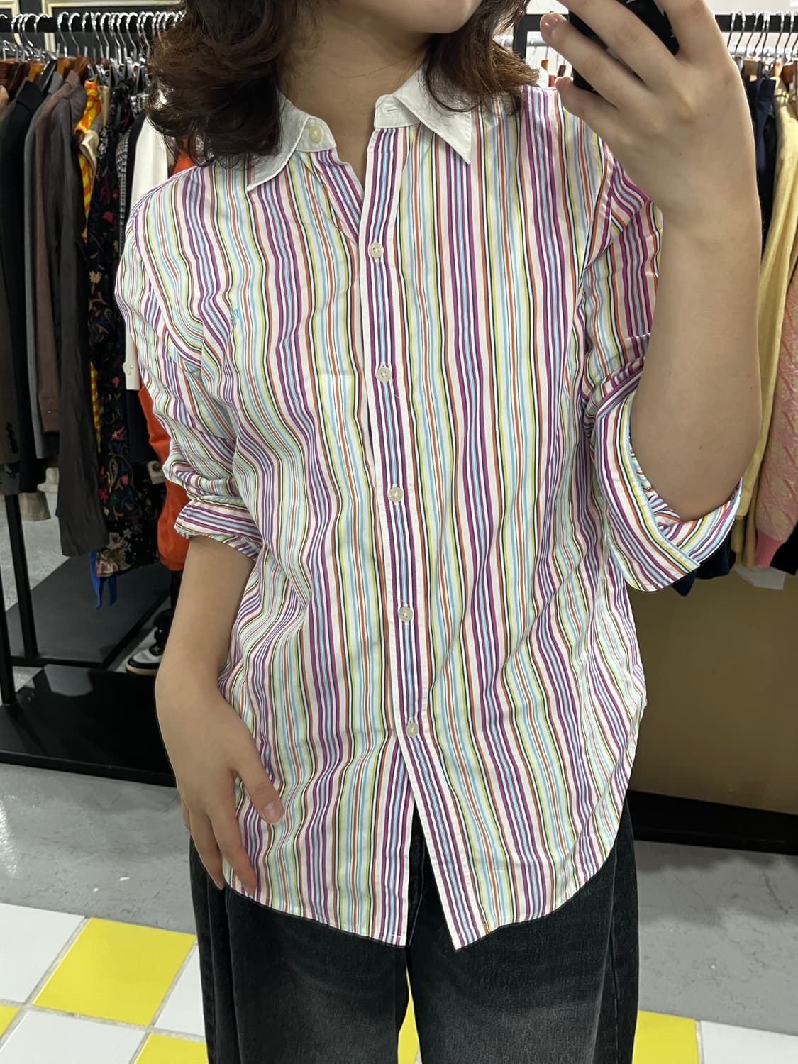 Polo 폴로 랄프로렌 멀티컬러 스트라이프 셔츠 상품이미지1
