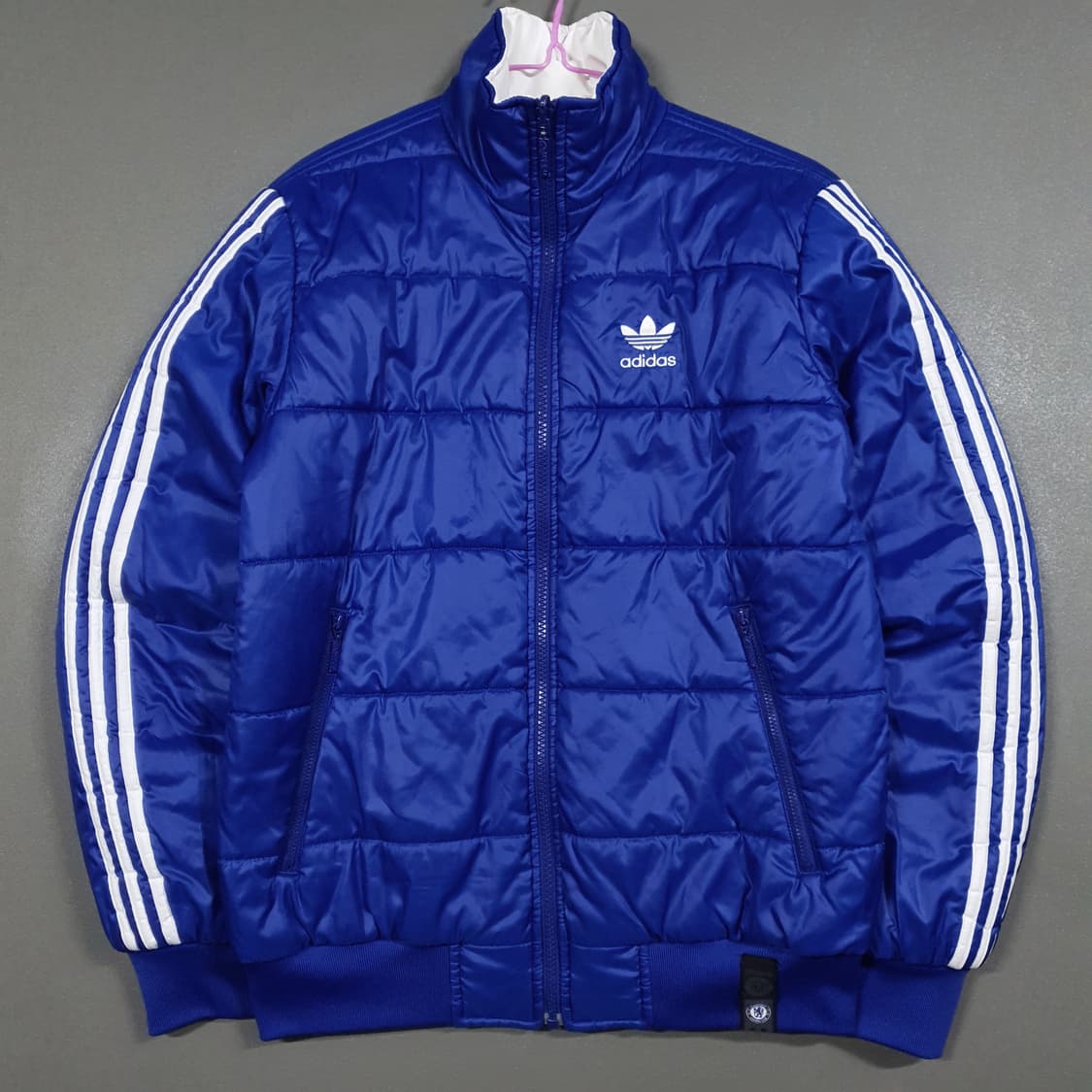 아디다스 희귀 대장급 유로파 첼시 양면 리버서블 패딩 자켓 포카리 흰파 상품이미지2