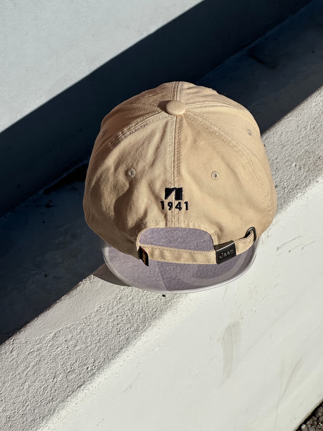 [F] Jeep 지프 로고 베이지 볼캡 모자 상품이미지4