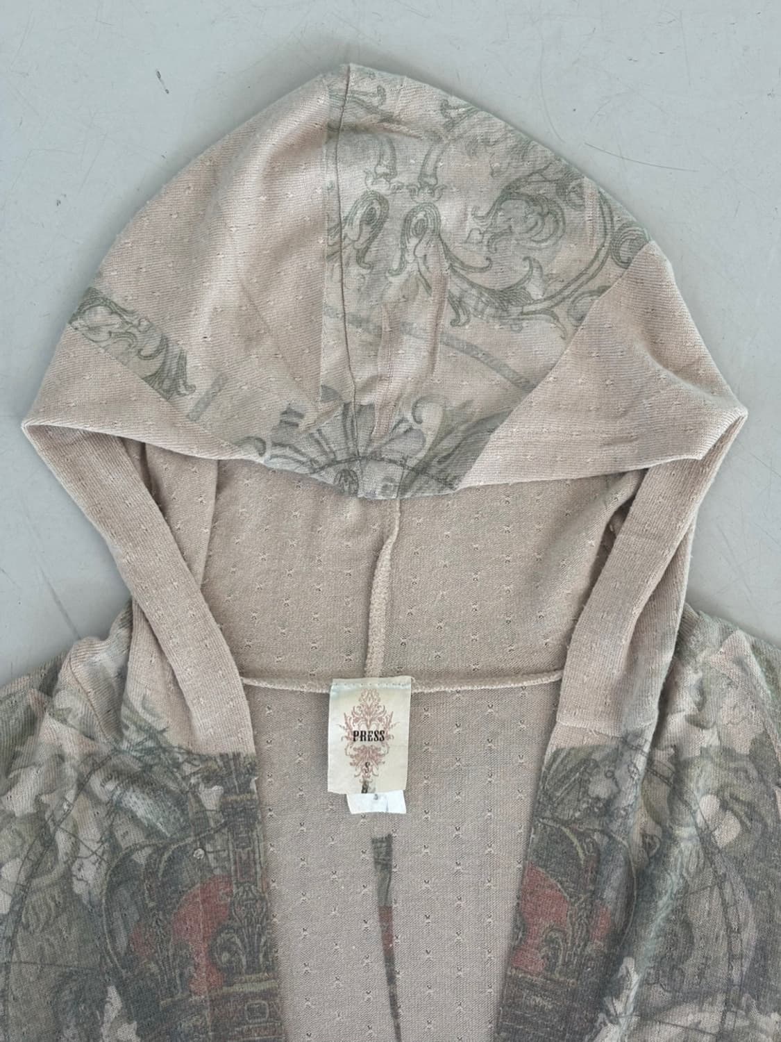 Vintage Press Hood Cardigan 상품이미지4