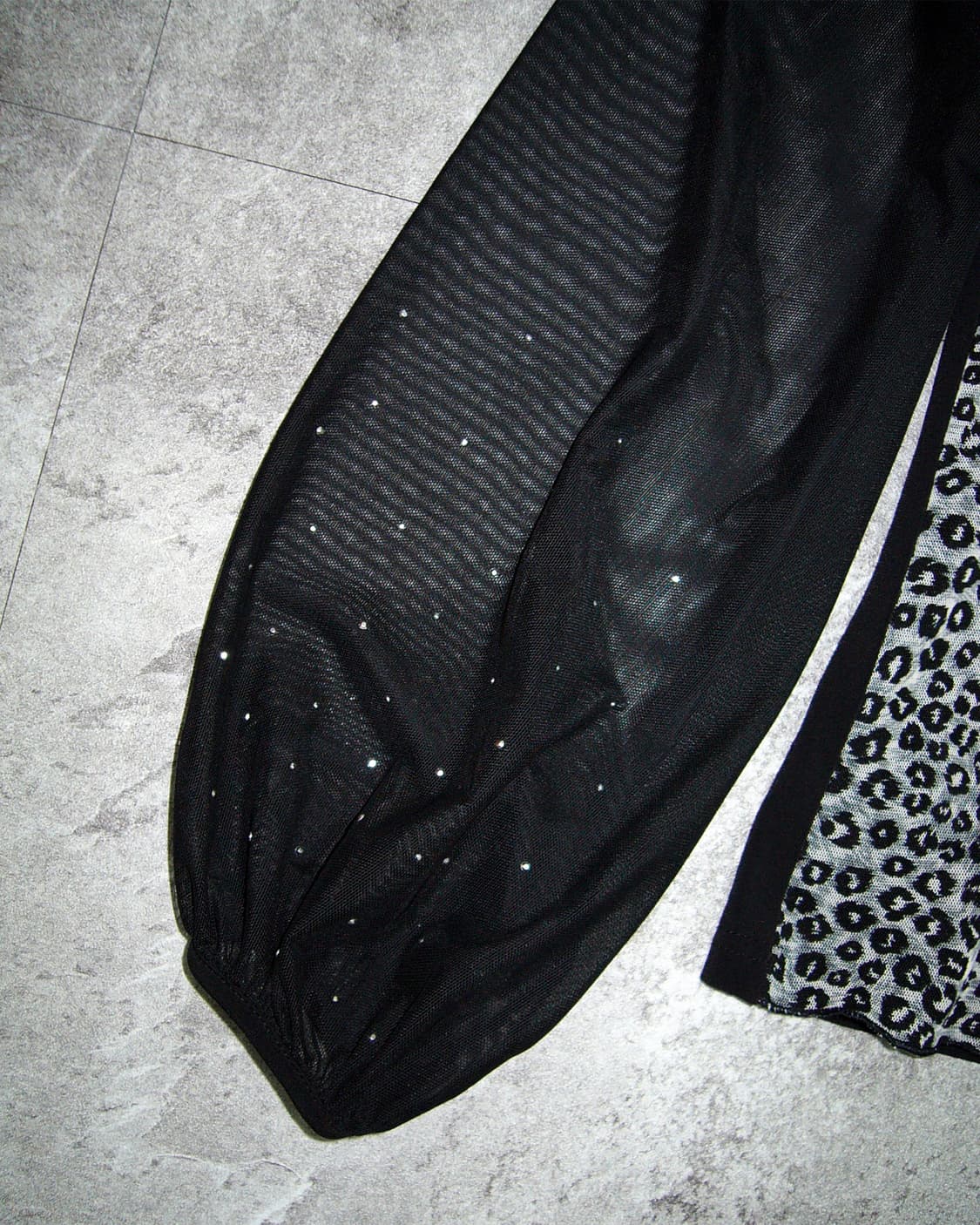 Black Leopard Through Top 상품이미지4