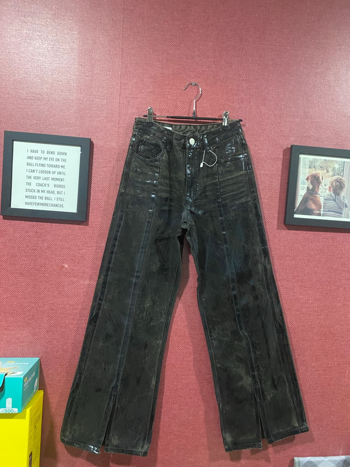 ZARA 데님 팬츠 블랙 EUR34 상품이미지1