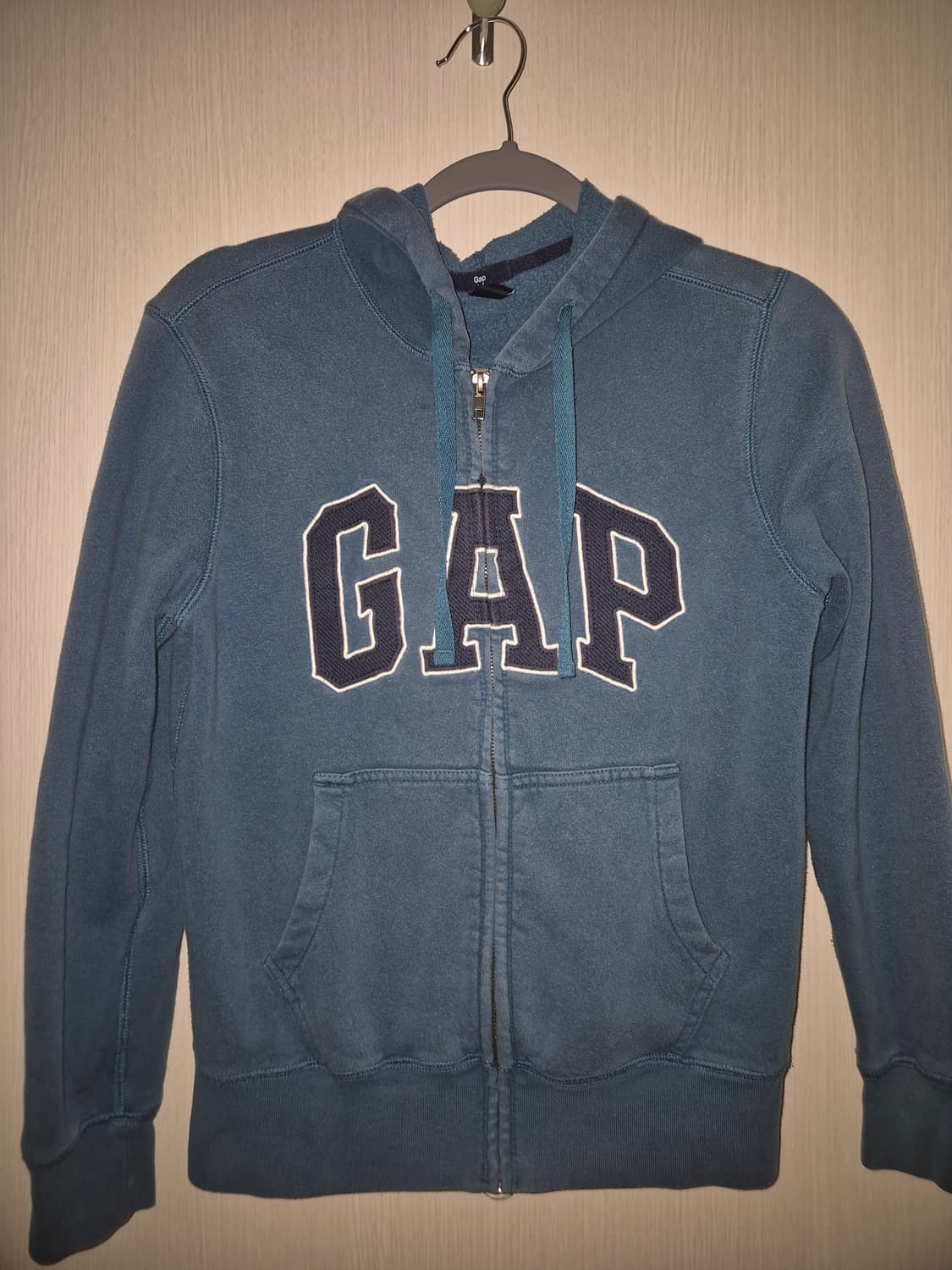 GAP  청록 네이비 후드집업 상품이미지3