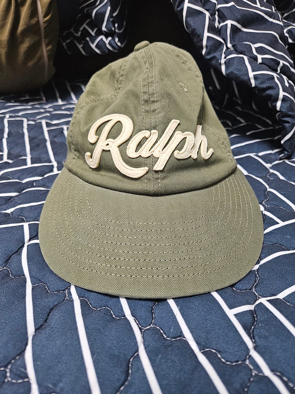 랄프로렌 헤링본 볼캡 팝니다 상품이미지1