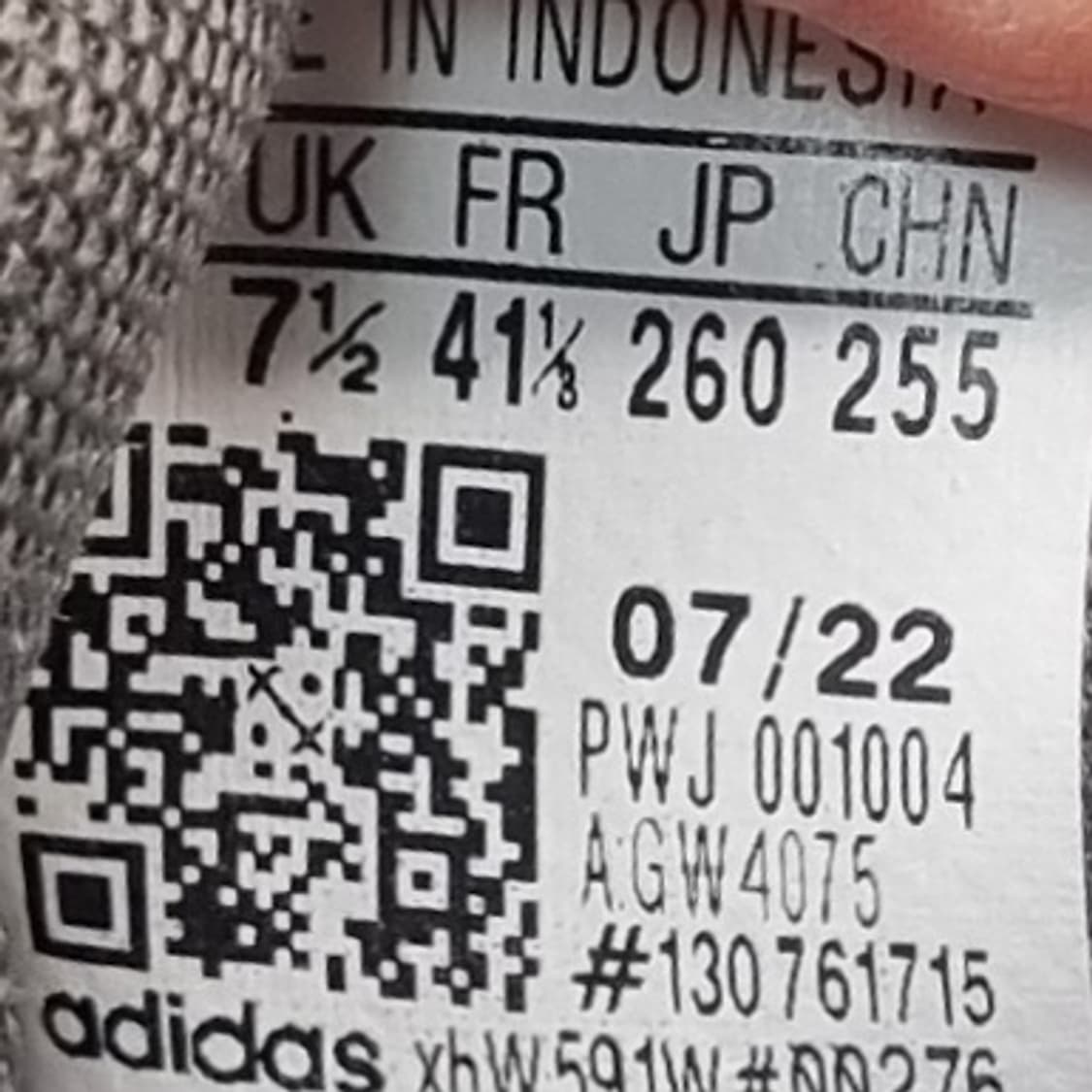 아디다스 듀라모10 운동화 260 상품이미지6